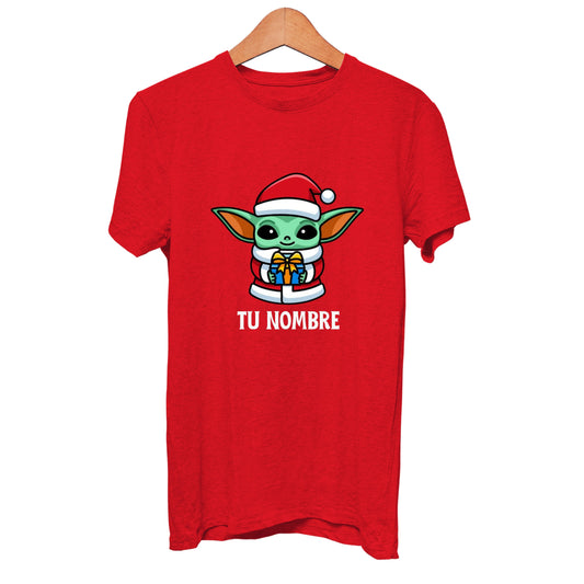 Polo Baby Yoda Navidad [Personalizable]