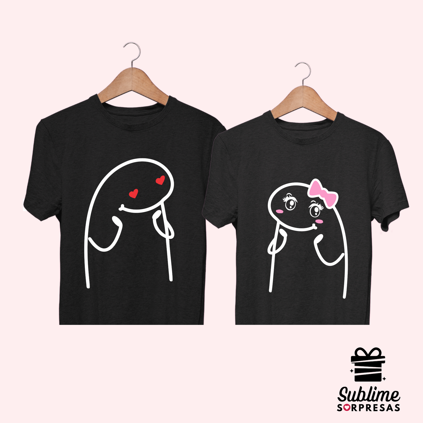 Polos PAREJA "FLORK LOVE"