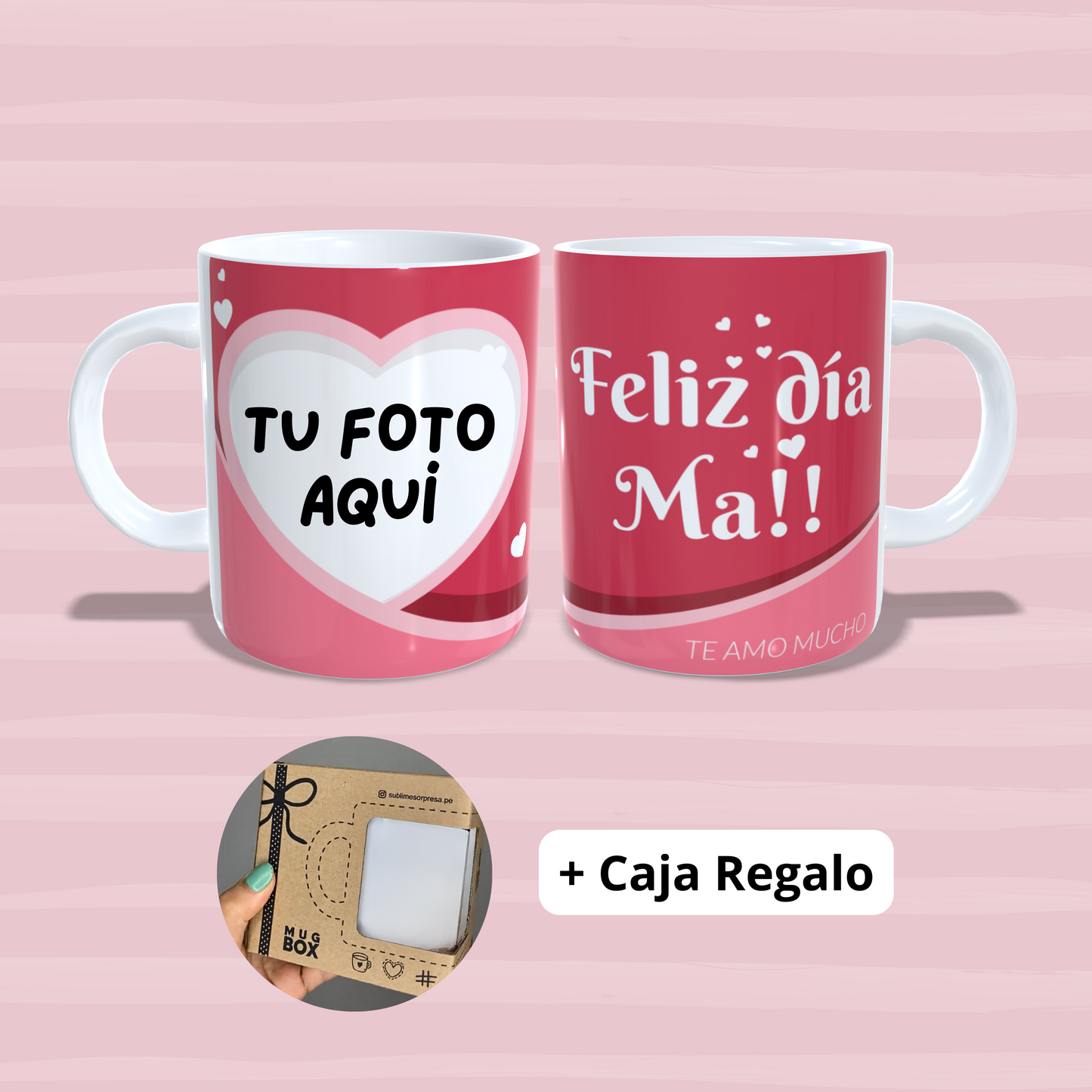 Taza FELIZ DÍA MÁ (FOTO)