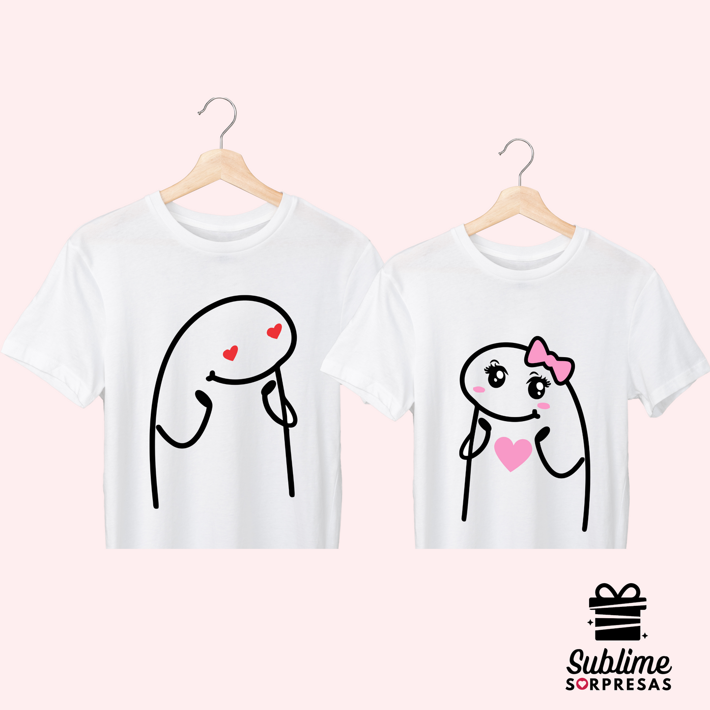 Polos PAREJA "FLORK LOVE"