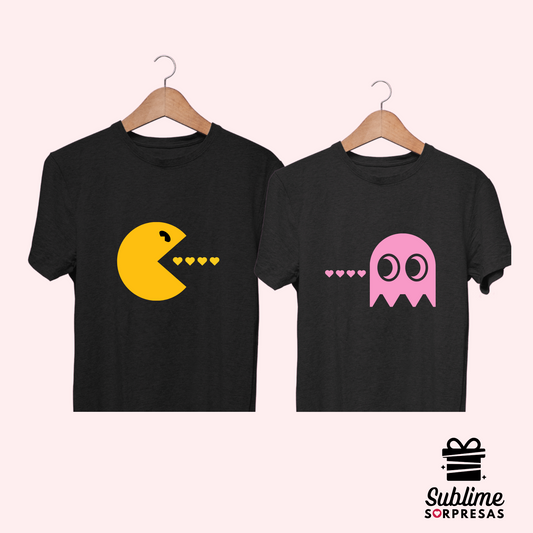 Polos PAREJA "PACMAN LOVE"